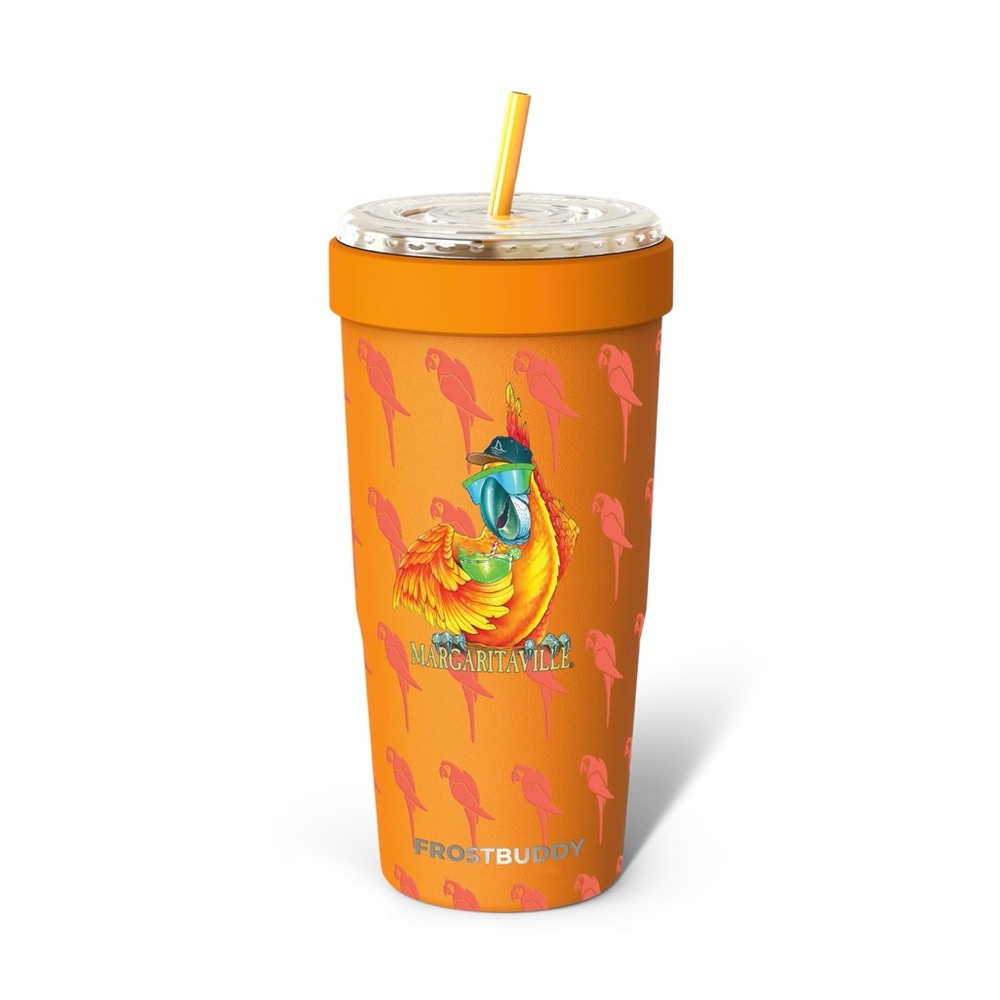 Frost Buddy Orange Parrot Margaritaville To-Go Tumbler